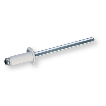 RIVETTO A STRAPPO 'BIANCO PERLA' 4,0x7 mm - 1000 pezzi- TECFI