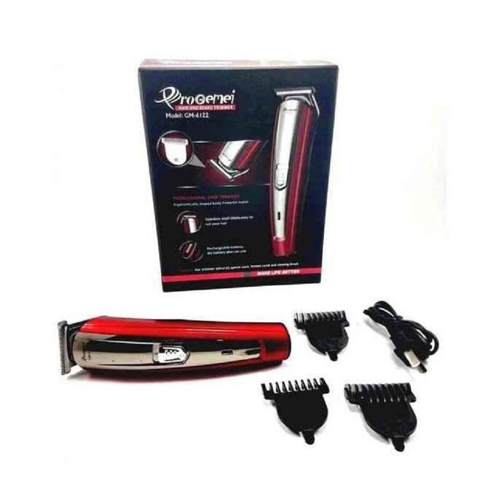 Trade Shop - Tagliacapelli A Batteria Rasoio Professionale Ricaricabile Capelli Barba Gm-6122 -