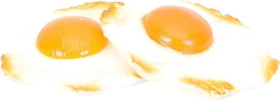 Omelette simulata e frittata imitazione - 2 pezzi
