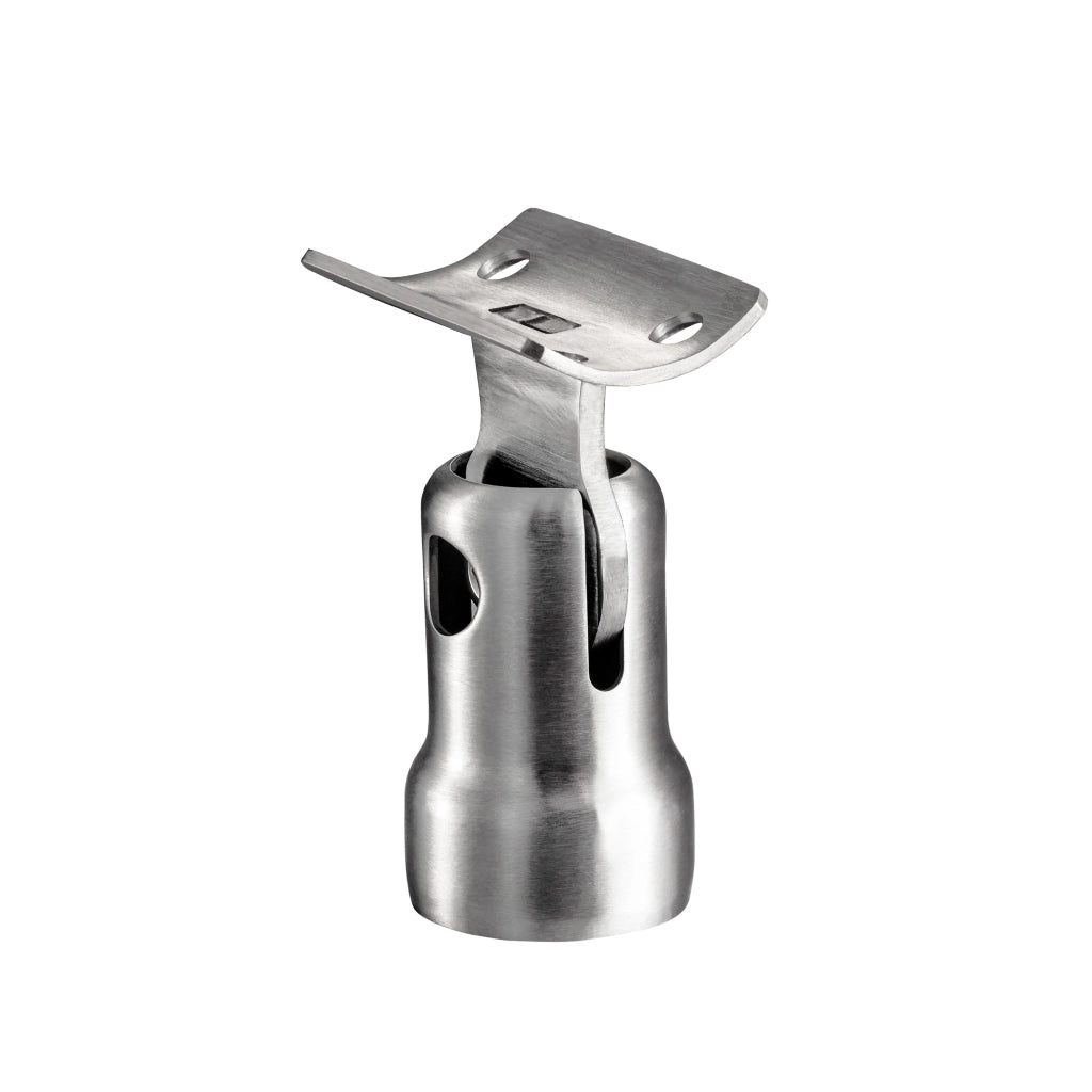 Parapetto Balaustra Corrimano in acciaio inox spazzolato 200x106cm per interni ed esterni 3 barre trasversali