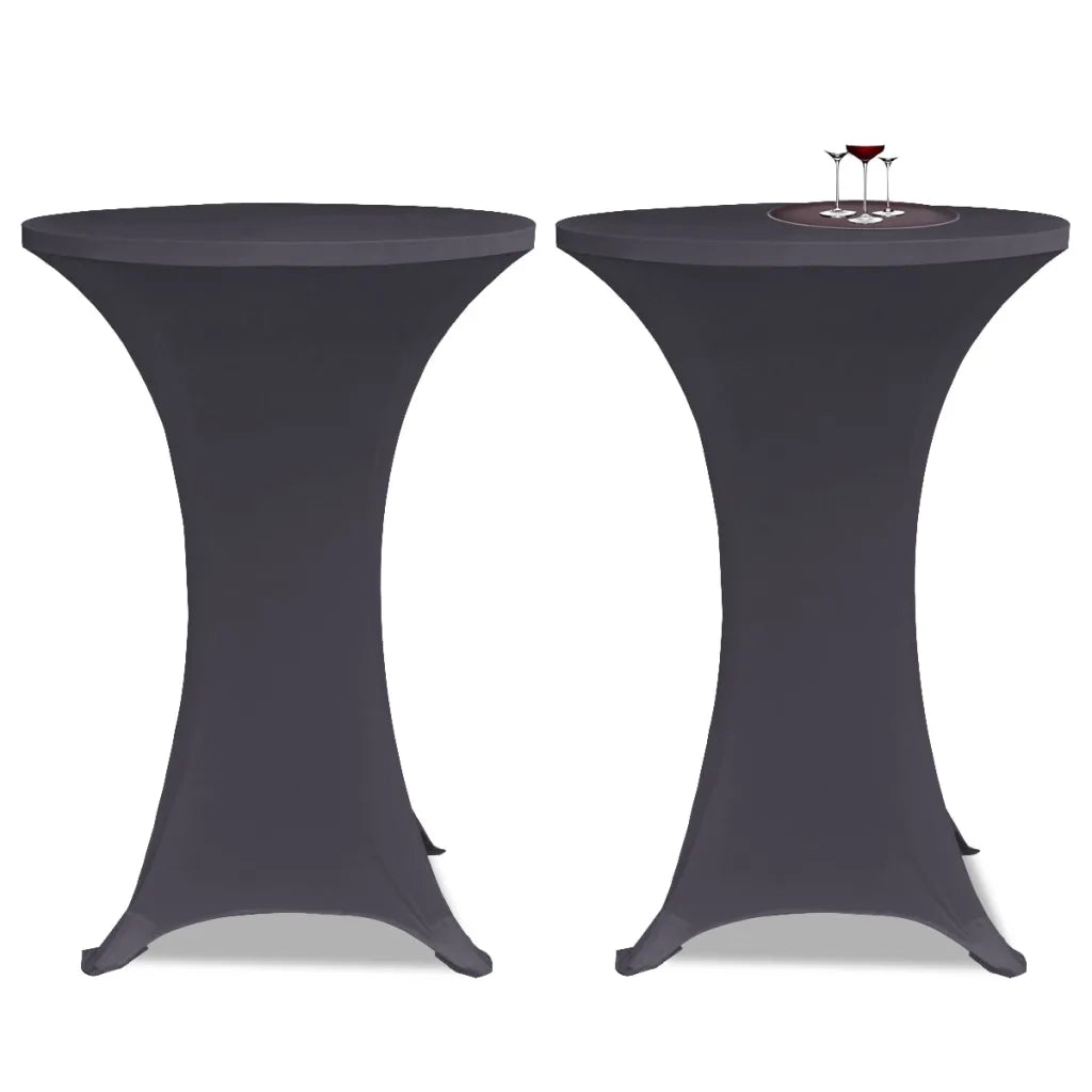 Copertura Elastica per Tavolo 80 cm Antracite CFW7436796