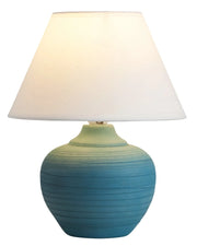 Lampada da comodino con paralume Molly blu E14 Rabalux 4392
