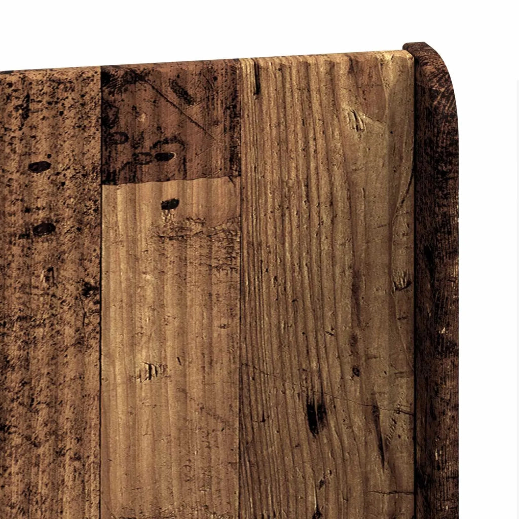 Struttura del letto con stoccaggio e testata Legno antico 3414273