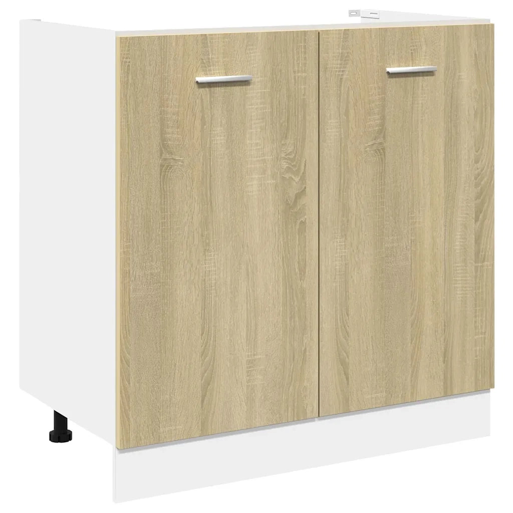 Set Mobili da Cucina 8pz “Lyon” Rovere Sonoma in Truciolato 3307655