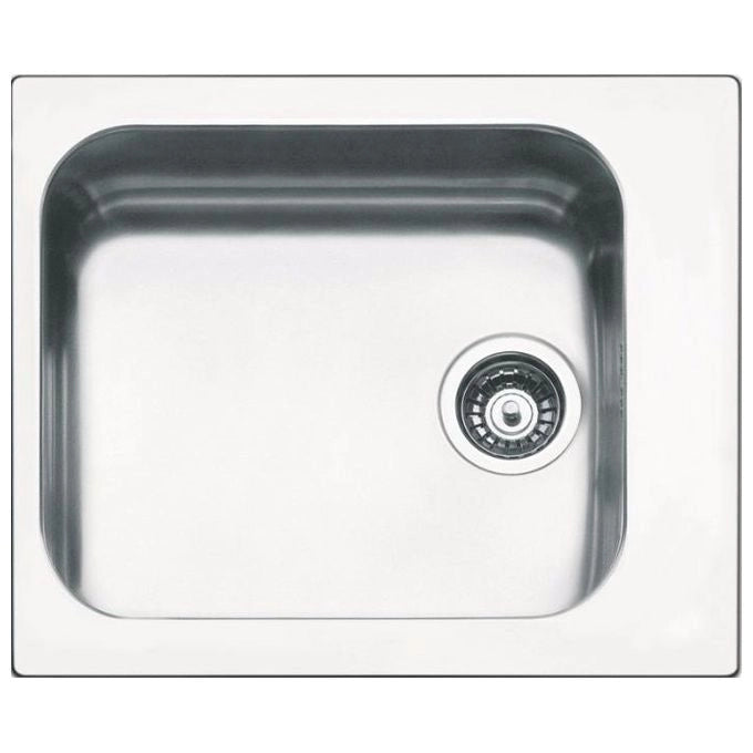 Apell TO58IBC Torino Lavello da incasso 1 vasca Acciaio inox spazzolato 58x50 cm colore Acciaio inox