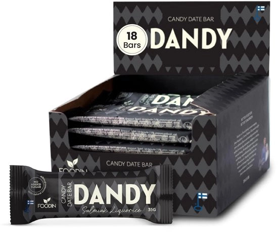 Dadelreep Vegan - Snack Salutare - Senza Glutine - Ricco di Fibre - Senza Zuccheri Aggiunti - 18-pack (18 x 35 g) - Barra Energetica