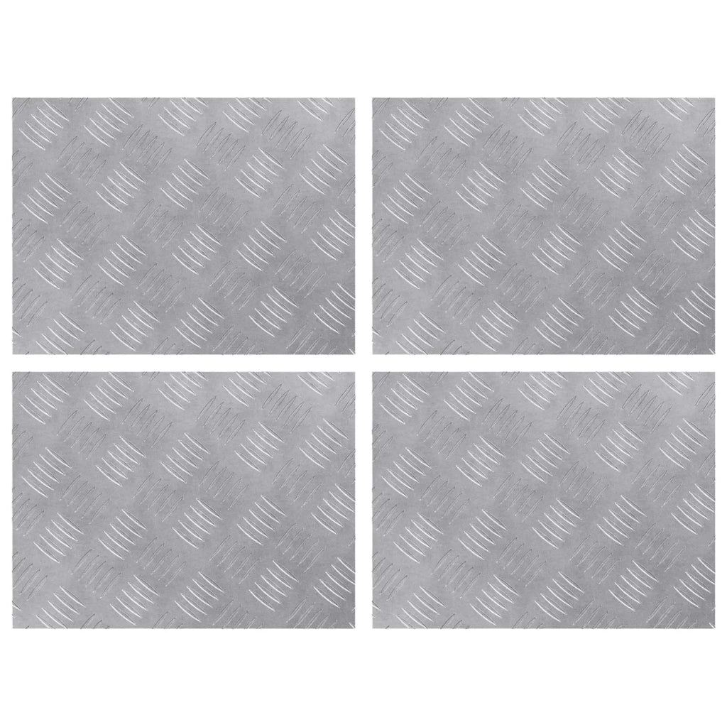 Gradini per Scale 4 pcs Argento 40 x 30 cm Alluminio 4104288