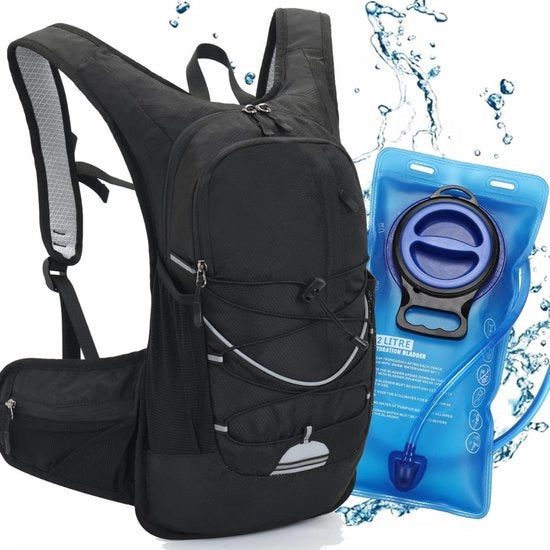 Zak da Bagno per Escursioni - per Camminare, andare in Bicicletta e Campeggiare - Outdoor - Zaino per Idratazione