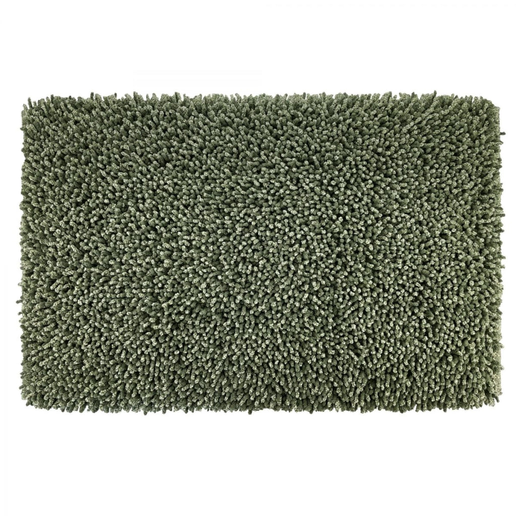 TAPPETO CHANTAL 55X90CM OLIVA IN COTONE