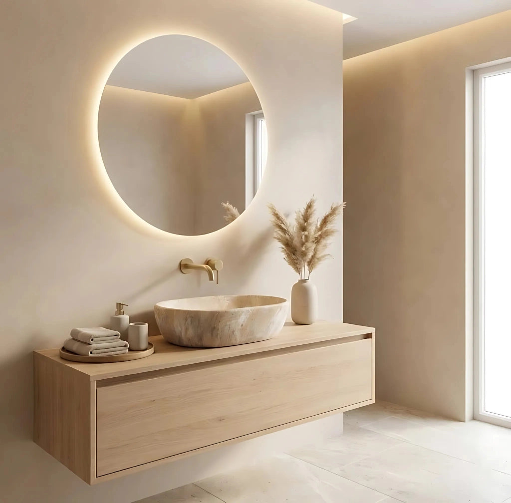 Lavabo Da Appoggio Rea Amelia Savana Matt