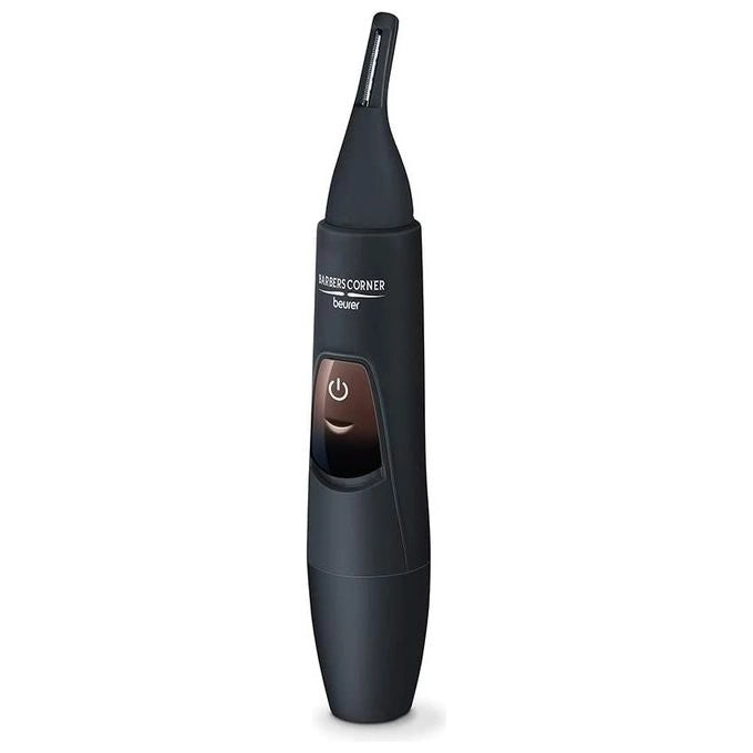 Beurer Rifinitore angolare di precisione HR2000 Barbers, modella e rifinisci sopracciglia, naso, peli delle orecchie, Design angolato, incl. attacco a pettine - 2 lunghezze di taglio (3 e 6 mm)