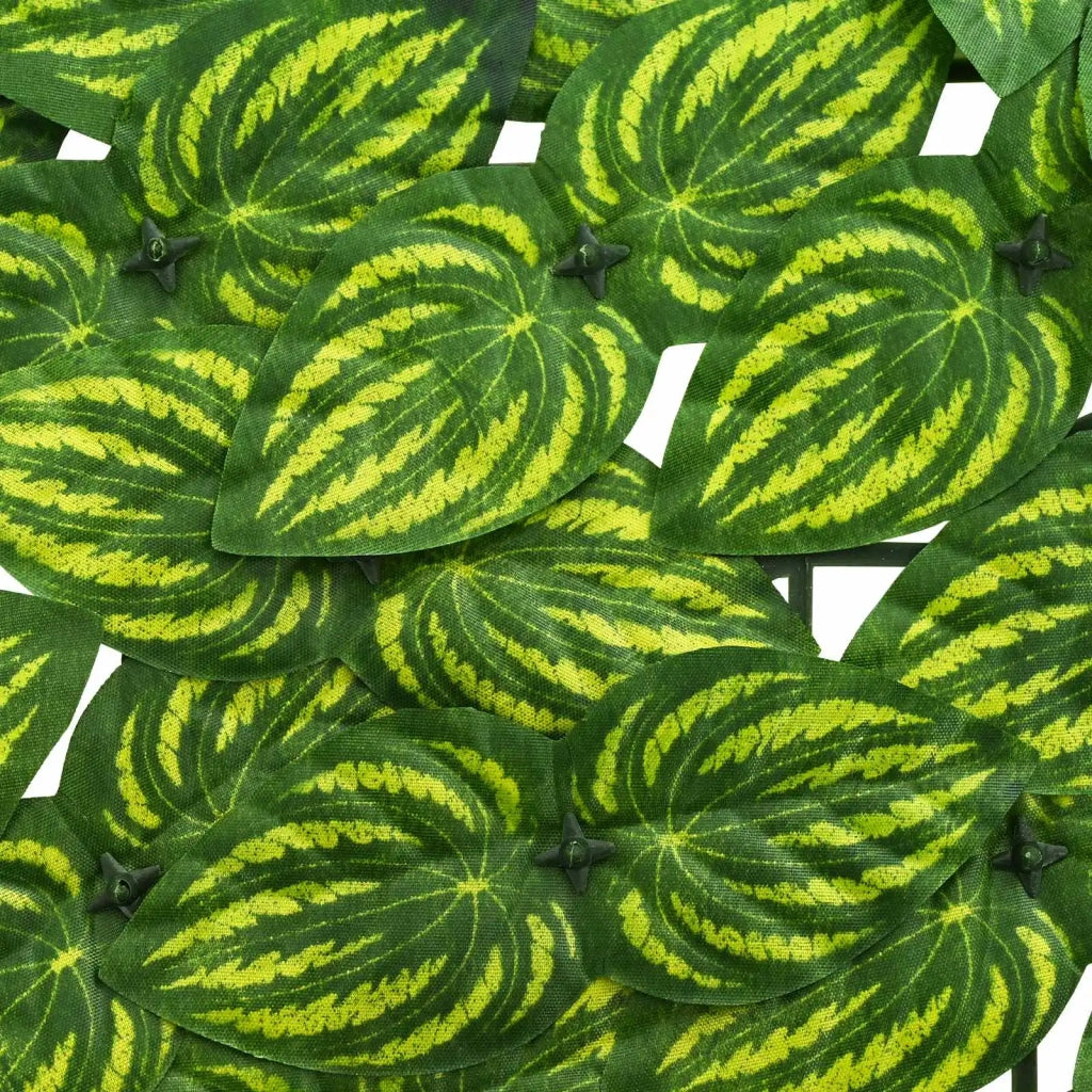 Paravento da Balcone | Schermo per balcone con foglie Verde e Giallo 600 x 75 cm
