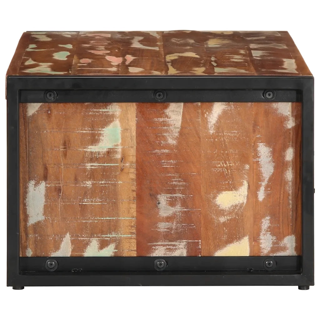 Tavolino salotto | Tavolino da caff¨¨ | Tavolino da Soggiorno Multicolore 90x50x36cm Legno Massello Recupero
