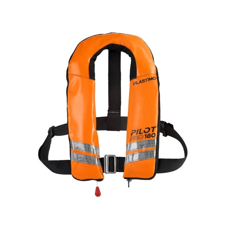 GIUBBOTTO AUTO ARANCIONE PILOT 180 AUTOMATIC LIFEJACKET PILOT PRO 180N  WITH HARNESS
