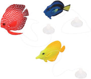 Decorazione per acquario in silicone con effetto clownvis brillante - Sicura per i pesci - Realizzazione naturale - Decorazione galleggiante per acquario - Adatta per...