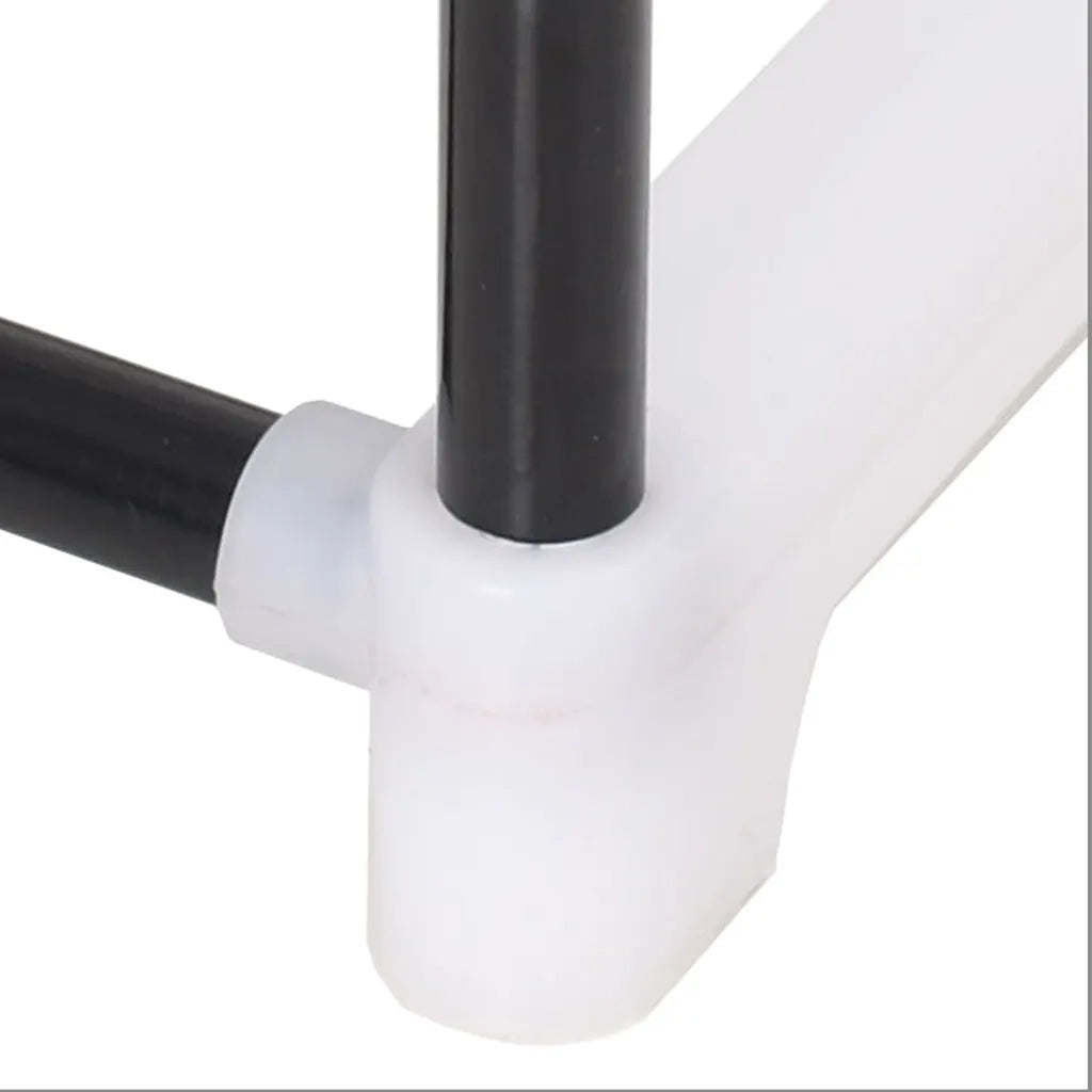 Scarpiera con 7 Ripiani in Metallo e Plastica Nero 245627