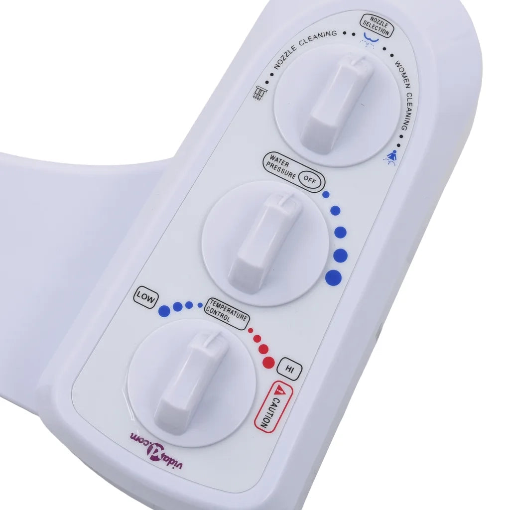 Bidet Accessorio per WC a Doppio Ugello Acqua Calda e Fredda 145292