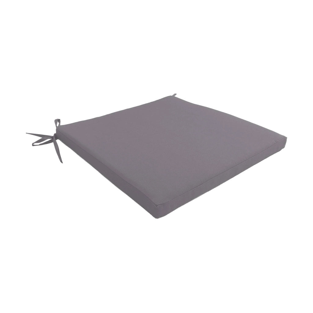 Set 4 cuscini per sedia da giardino, grigio