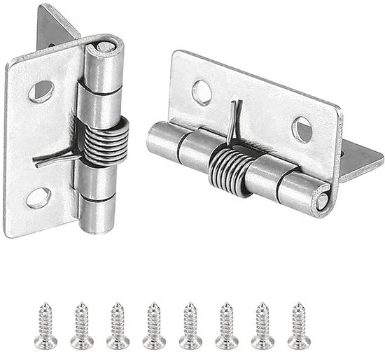 Serratura Compacta RVS a 2 Pollici - Set da 2 - Argento