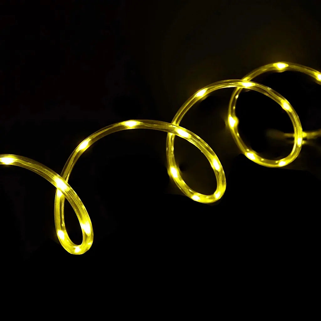 Luce a corda con 120 LED Bianco caldo 5 m PVC 42018939