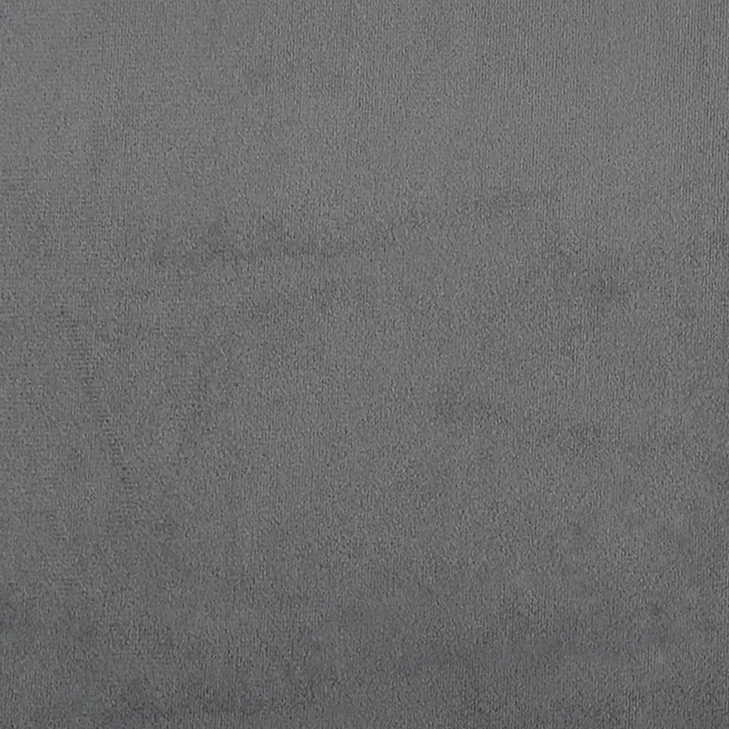 Divano a 2 Posti grigio scuro140 cm in Velluto 359530