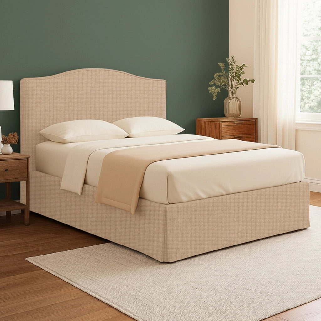 Blyth, Letto Piazza e Mezza Sfoderabile Made in Italy, Beige