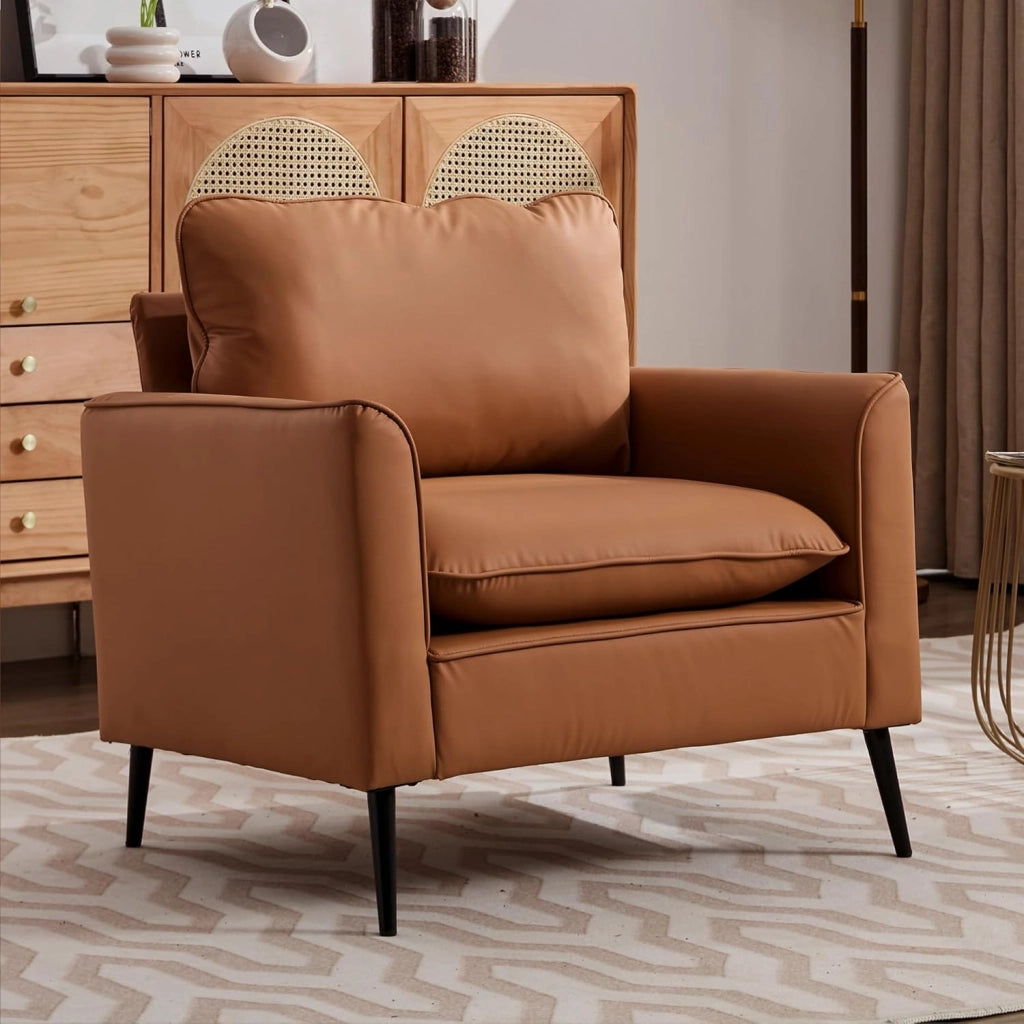 Poltrona Lounge ¨C MINIMAL ¨C Similpelle, Nordico Retr¨°, 1 Posto