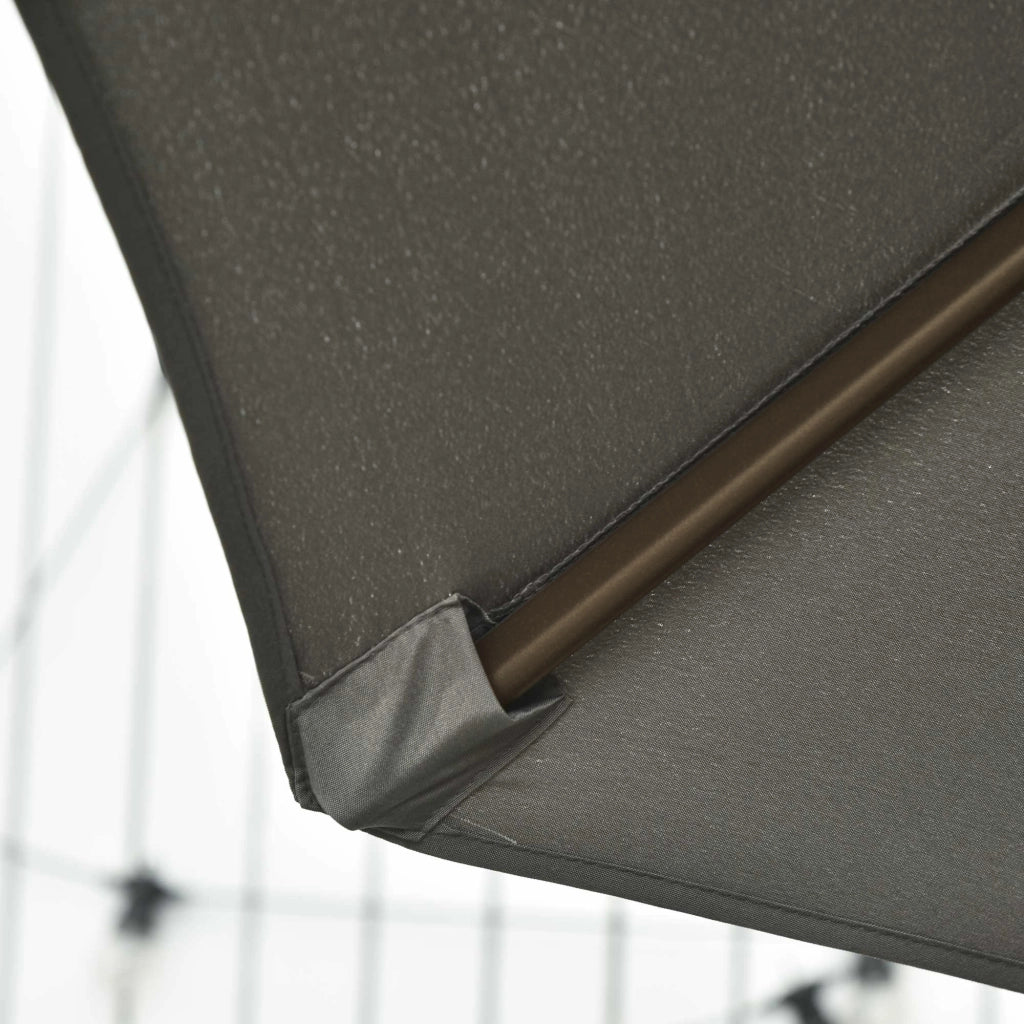Ombrellone da Giardino ¨C Minimal ¨C Grigio, ?2.95x2.5 m