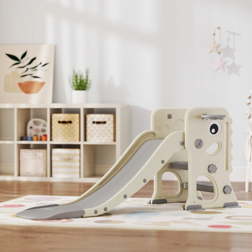 Scivolo per Bambini con Arrampicata e Canestro ¨C zephmum ¨C Verde