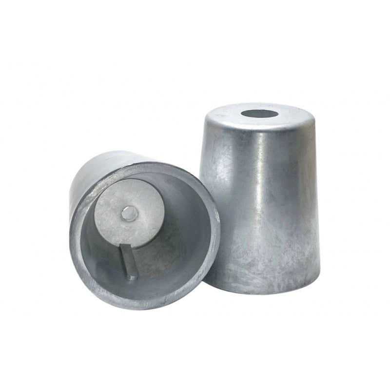 ANODO ZINCO OGIVA CONICA Ø35