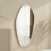 Bultei, Specchio Forma Ovale, 60x120h cm Nero