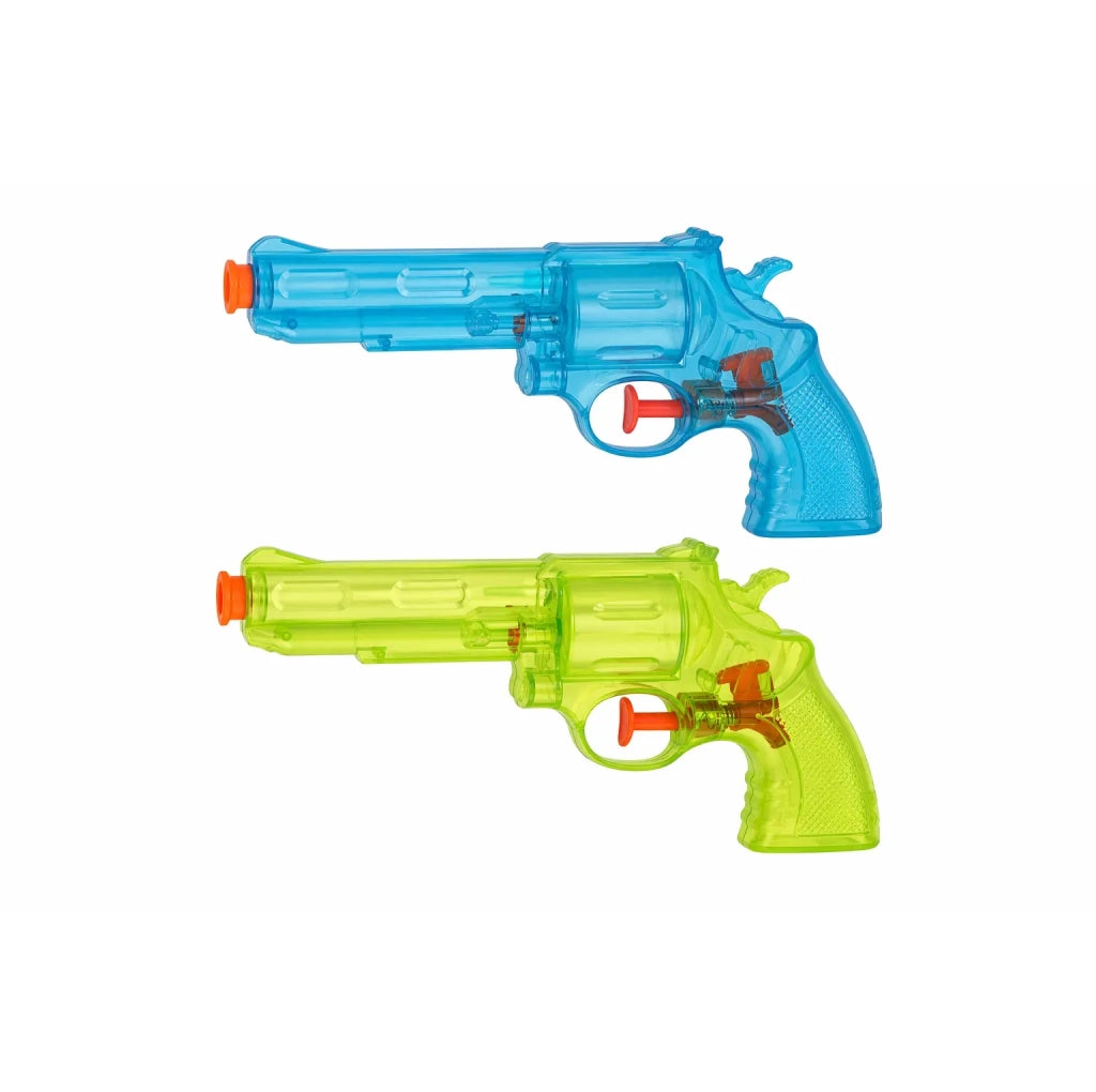 Pistola ad acqua revolver trasparente 30 cm