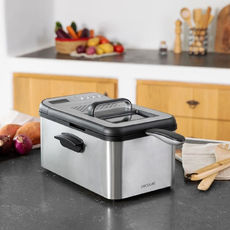 CECOTEC 04300 - Friggitrice ad Olio CleanFry Luxury 3000