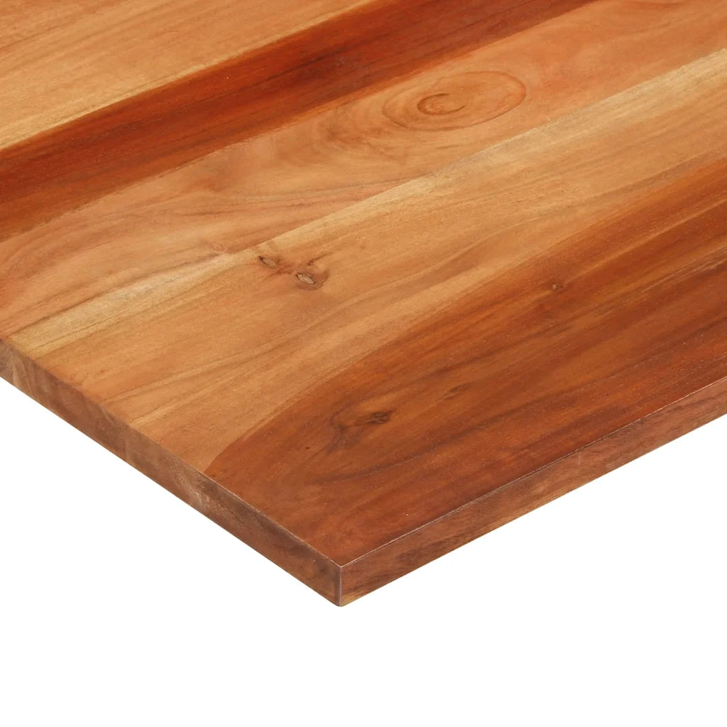 Piano Tavolo in Legno Massello di Acacia 25-27 mm 70x90 cm 285997