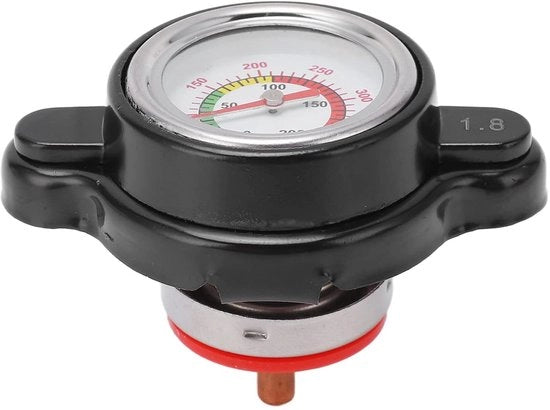 Radiatore di Scappamento con Termometro - Resistente al Calore - Sicuro da Esplosione - Copertura Radiatore Motocicletta - Riparazione - Alta Qualità del Servizio - Copertura Radiatore