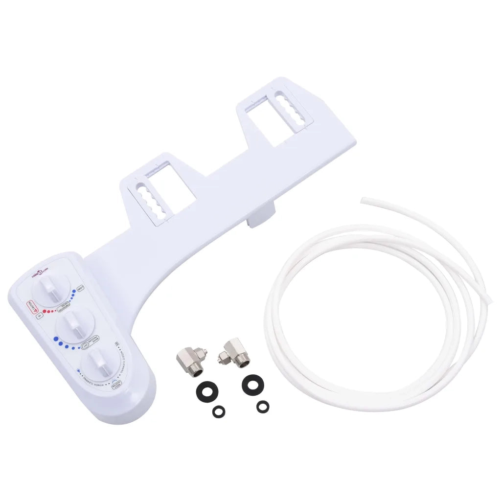 Bidet Accessorio per WC a Doppio Ugello Acqua Calda e Fredda 145292