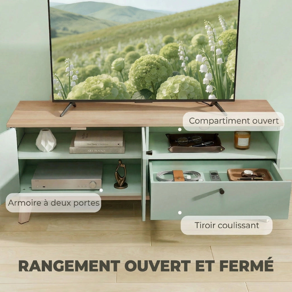 Mobile TV ¨C Minimal ¨C Verde chiaro 120x30x?