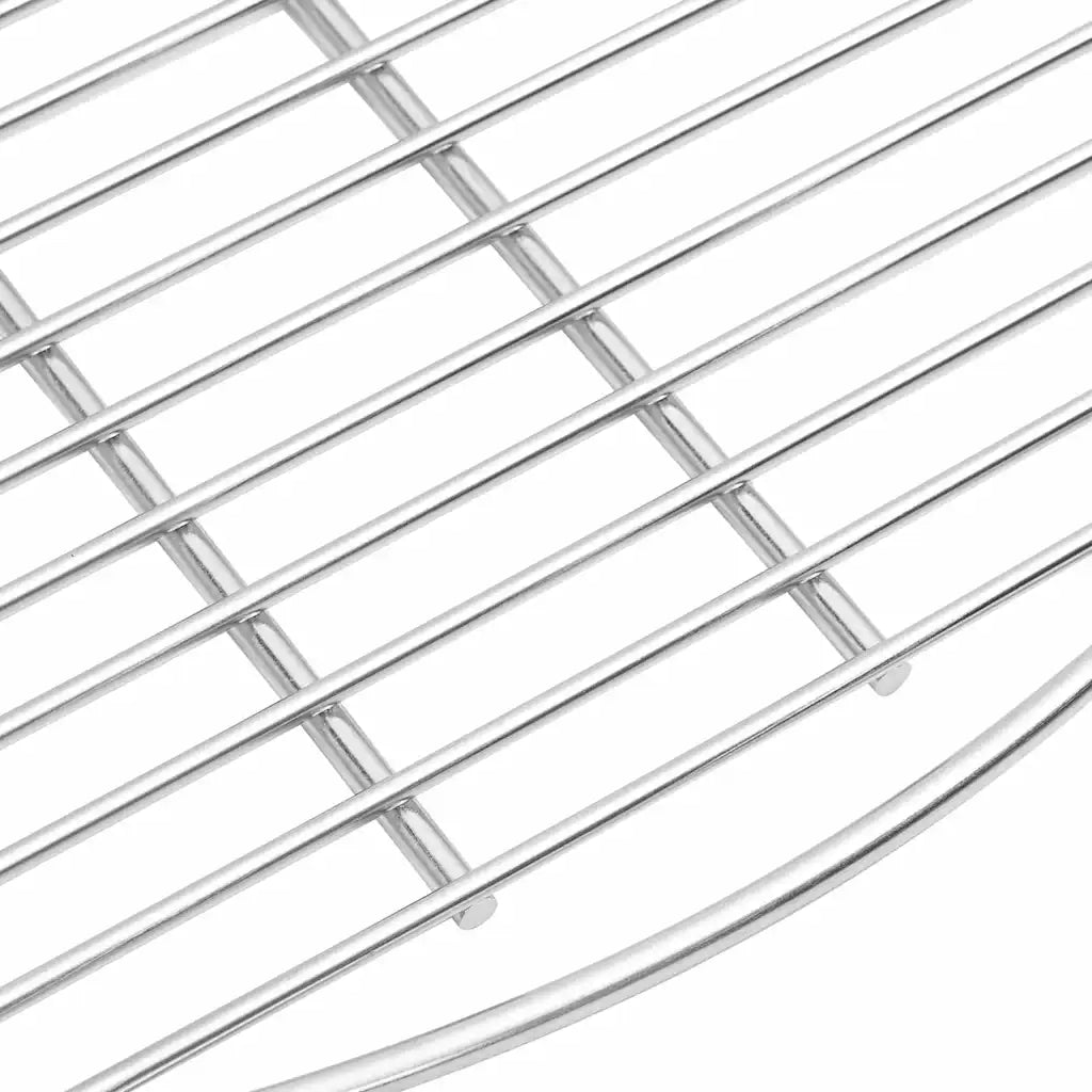 Griglia per barbecue Argento 60 x 60 cm Acciaio inossidabile 42008309