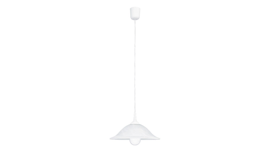 Sospensione Rabalux Alabastro Ø31 E27 1x60W bianca