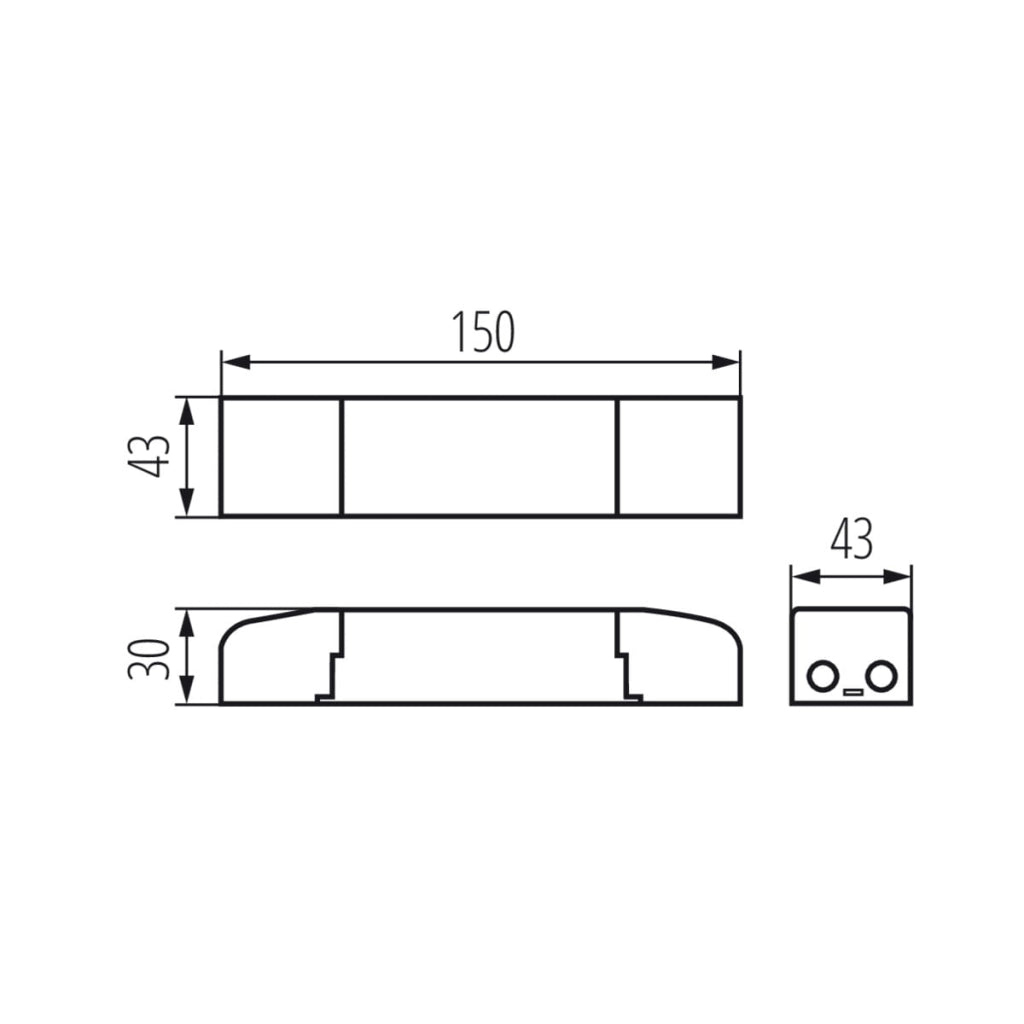 Driver LED Kanlux Blingo DALI 38W 60V per pannelli soffitto