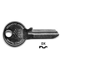 CHIAVI 4 SPINE PICCOLE 01420- - 01420001 DX (tipo silca CS 6) - 50 pezzi CISA