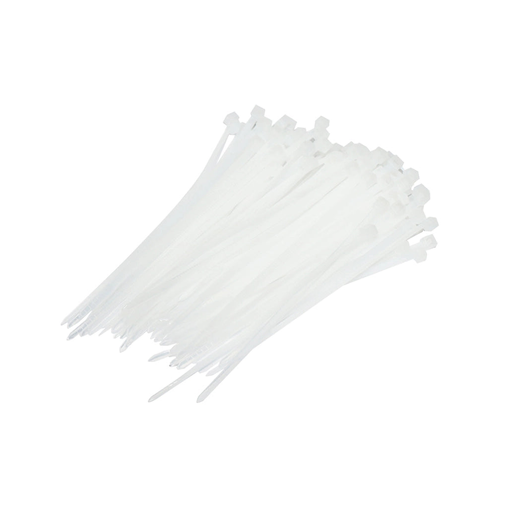 Fascette in plastica bianche 2.5×100 mm – set da 100 pezzi Breckner Germany