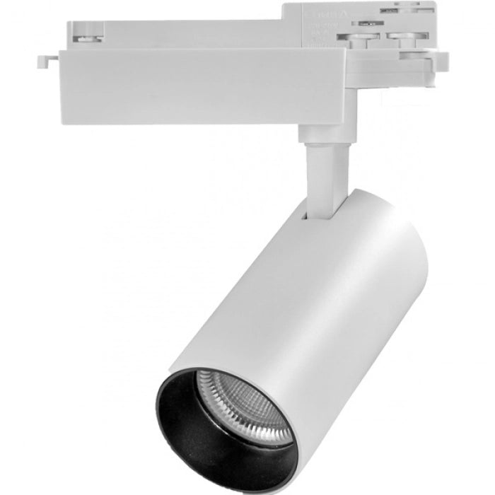 Faretti a Binario 40w 36 Gradi Luce Naturale Colore Bianco Flusso 4500Lumen T0119B