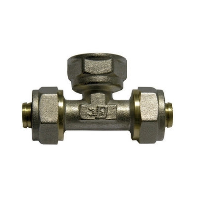 RACCORDO A TEE FEMMINA DFX PER MULTISTRATO- Diam. 1/2 x 16  -CONF- FAIDF- pezzi 1