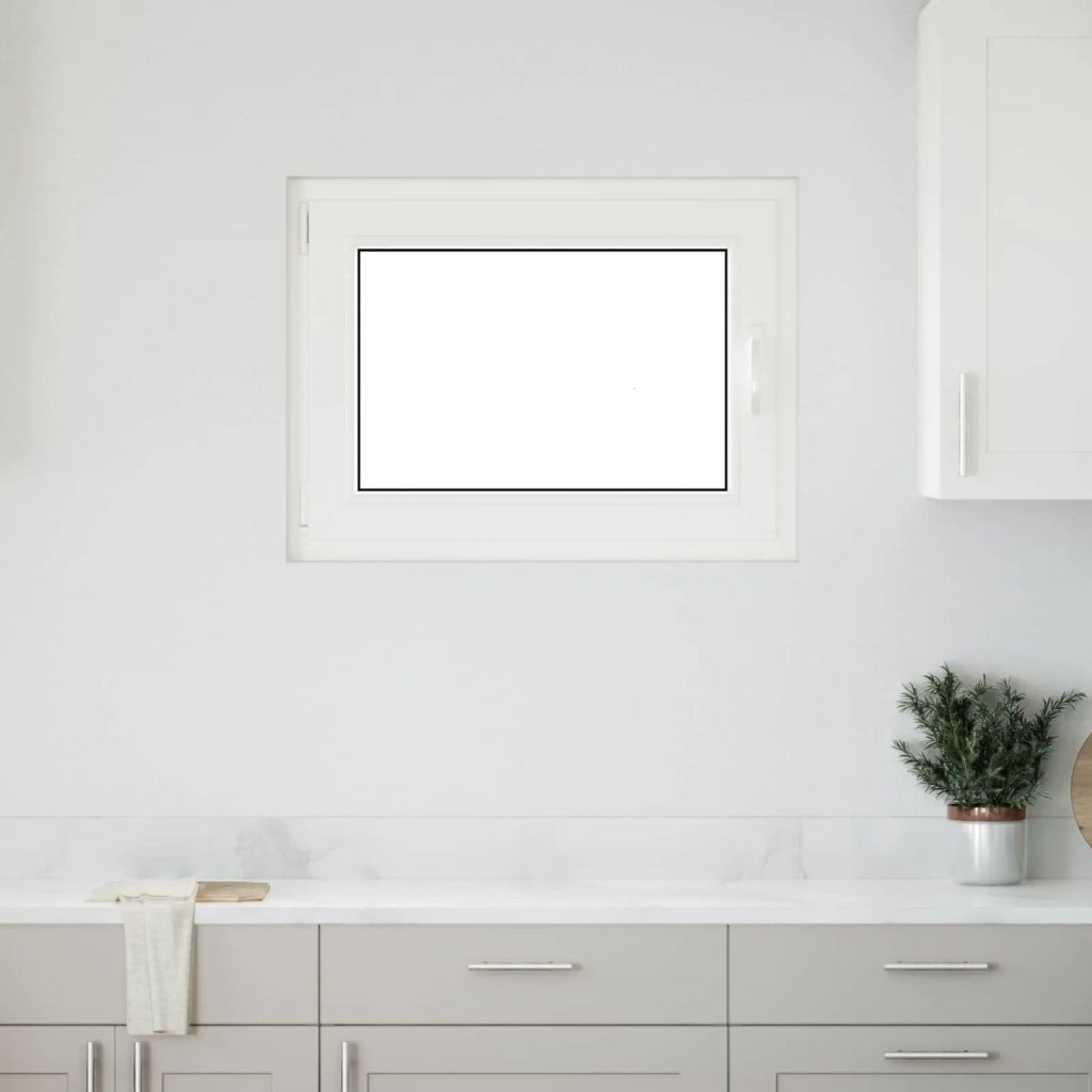 Finestra per Soffitta RISOR Bianco 80 x 50 cm PVC e Vetro 42047197