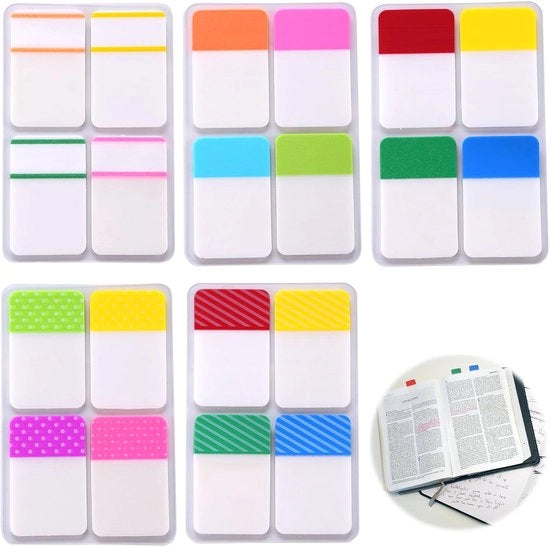 Set di etichette adesive - 400 pezzi - descrivibili - plastica