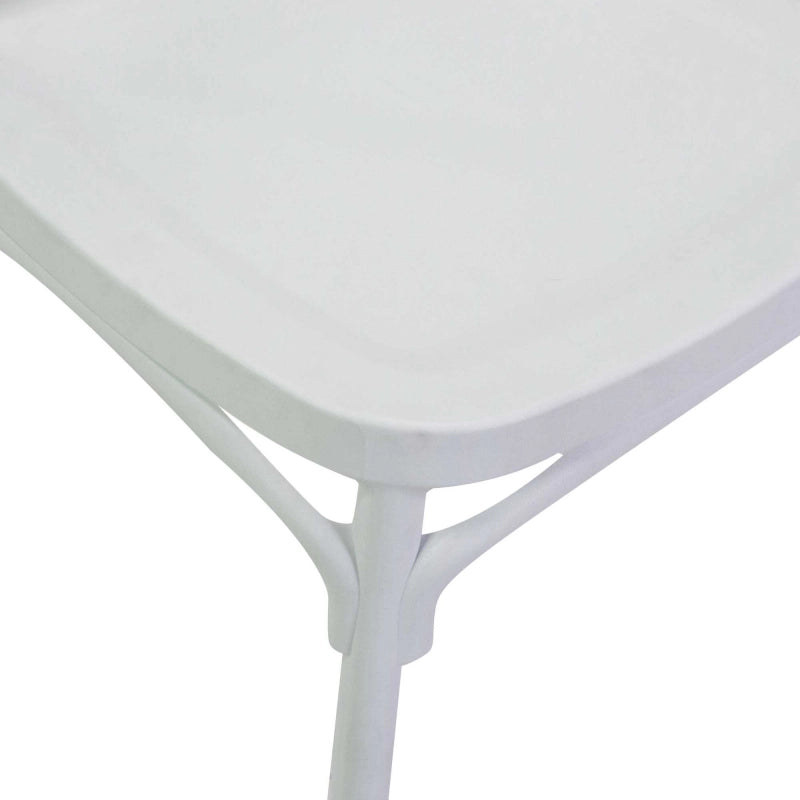 Sedia polipropilene Cross bianco cm 47x51h45,5/90