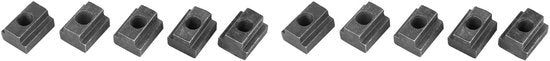 Scretti M6 in Acciaio di Carbonio 8.8 - Verniciatura Ossidata Nera - 10 Pezzi - T-Slot in Alluminio - Nuovi di Fabbrica - Screzzo a T