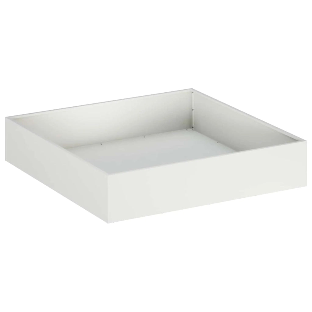 Vaso da giardino 2 pz Bianco 80 x 80 x 20 cm 8005011