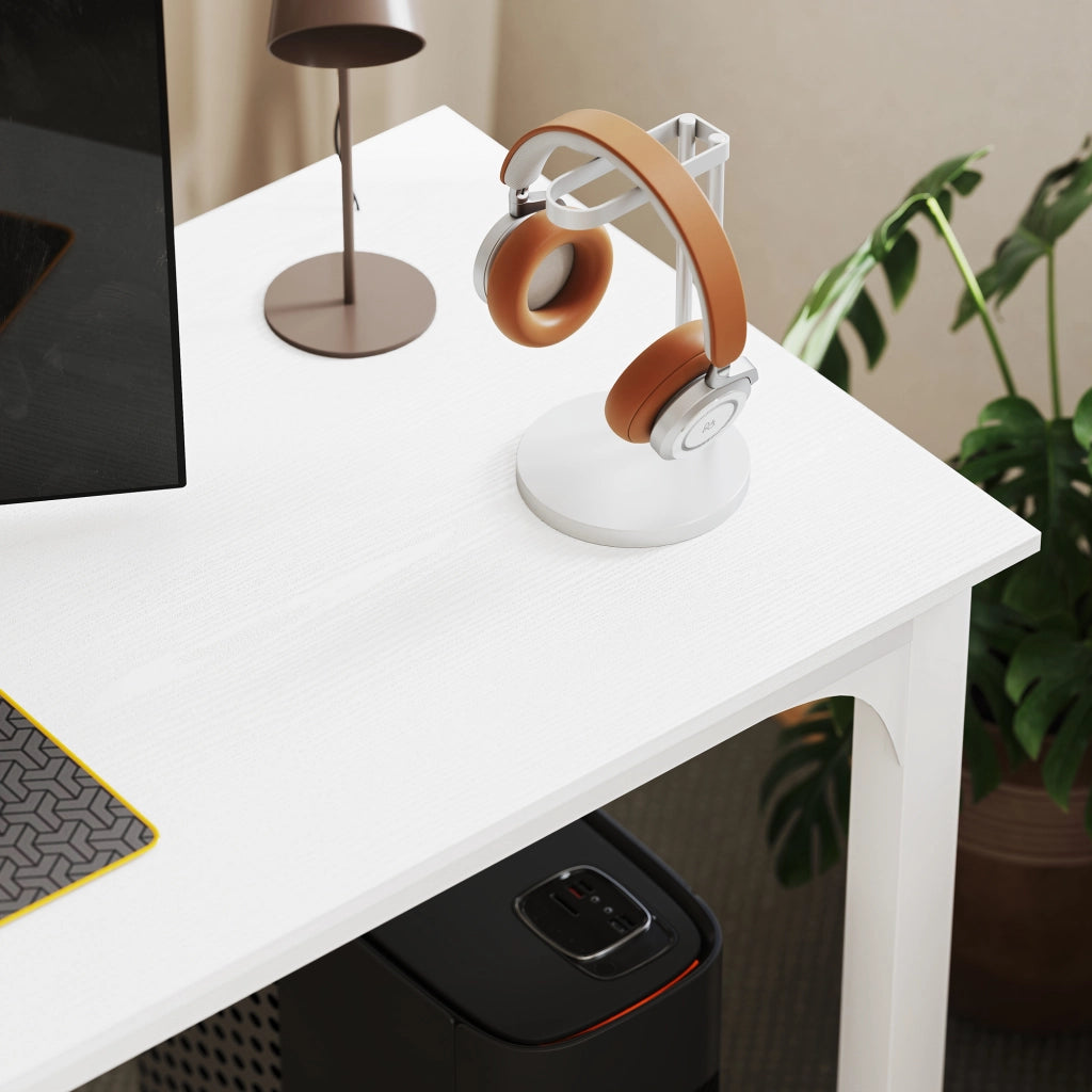 Scrivania per computer 180 cm ¨C Xylo ¨C bianco, per 2 persone, ufficio e studio